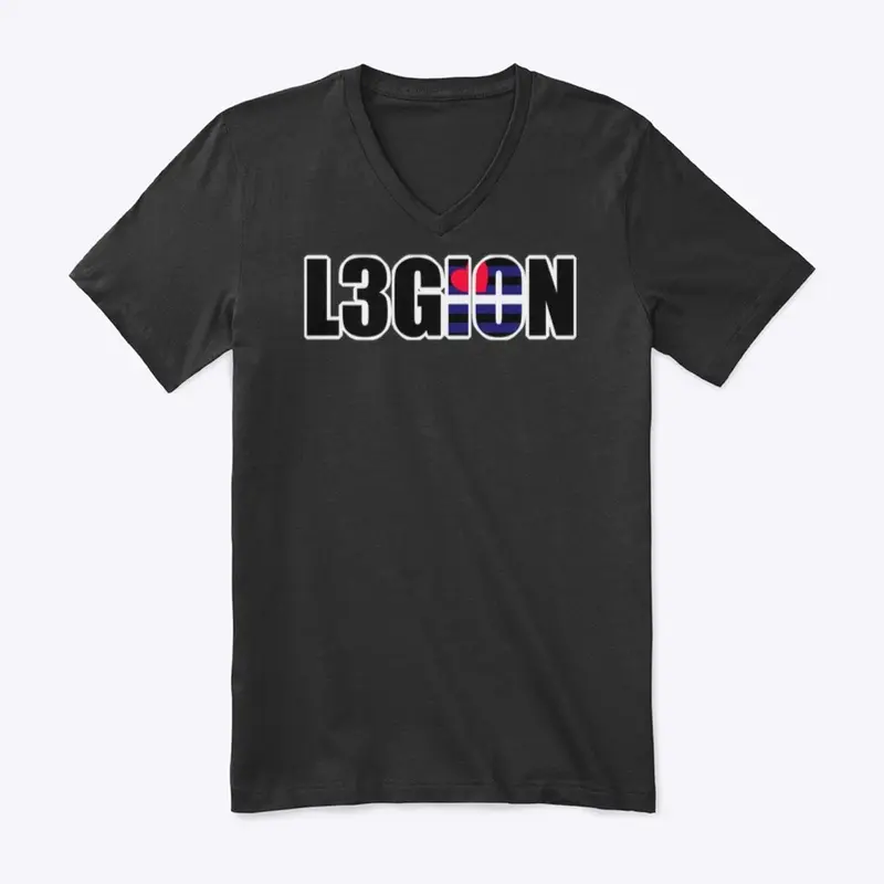 L3GION Lthr T Shirt (V-Neck)